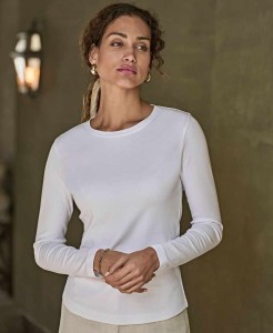 Koszulka damska z długim rękawem Tee Jays Long Sleeve Interlock Tee