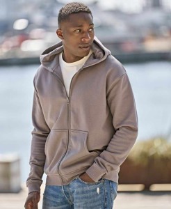 Bluza męska Tee Jays Unlabeled Hooded Full Zip Sweatshirt