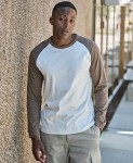 Koszulka męska z długim rękawem Tee Jays Ulabeled Baseball Tee