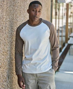 Koszulka męska z długim rękawem Tee Jays Ulabeled Baseball Tee