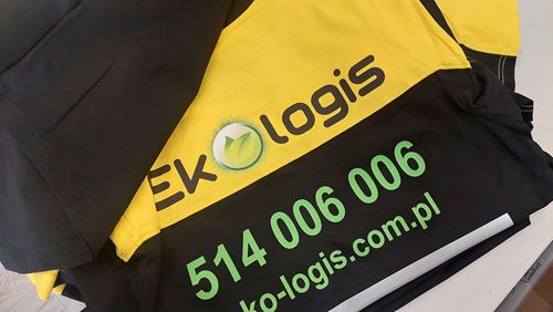 Koszulki firmowe Ekologis z logo