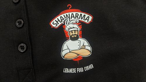 Koszulki polo gastronomiczne z nadrukiem DTF – Shawarma Lebanese Food Corner