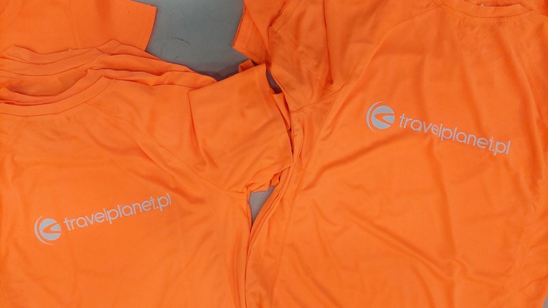 Koszulki sportowe Travel Planet z nadrukiem DTF