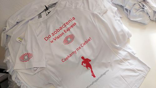 Koszulki z nadrukiem eventowym dla Vision Express